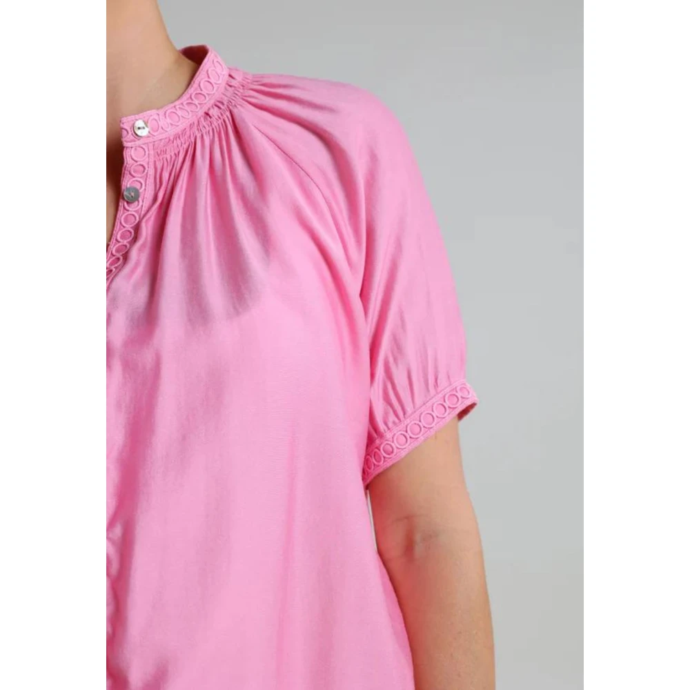 Nukus Alaina blouses roze Pink Dames