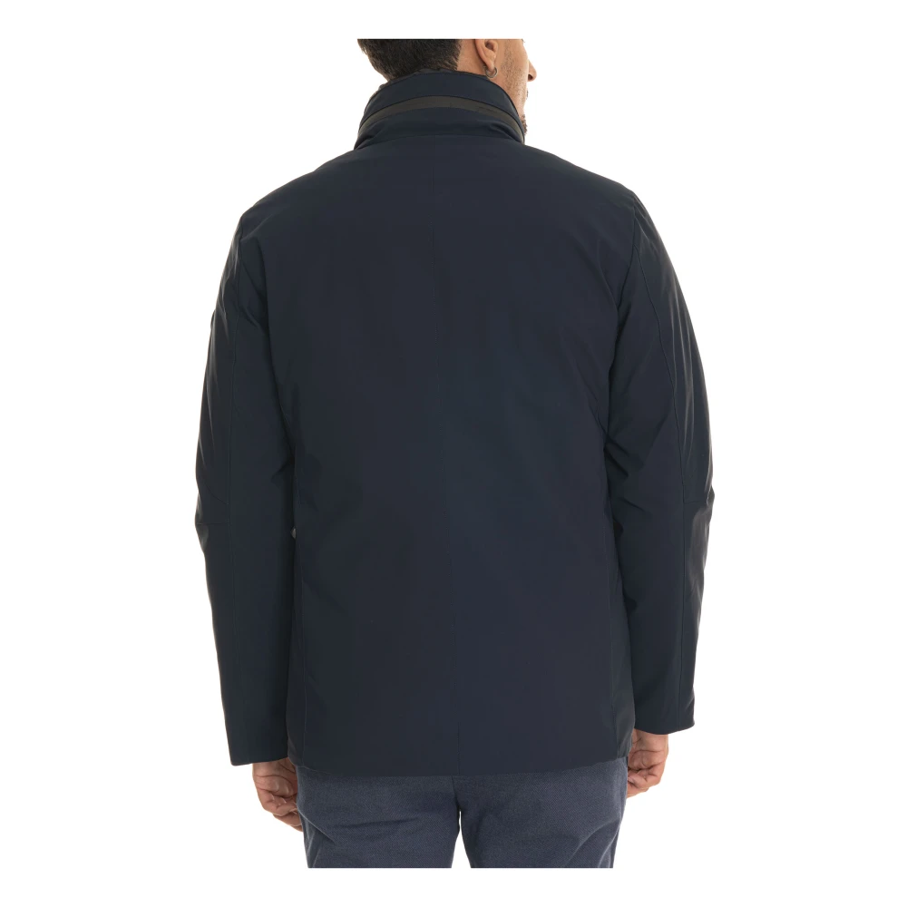 Harmont & Blaine Winddichte Jas met Afneembare Bib Blue Heren