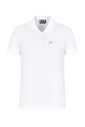 polo-blanc-en-coton-stretch