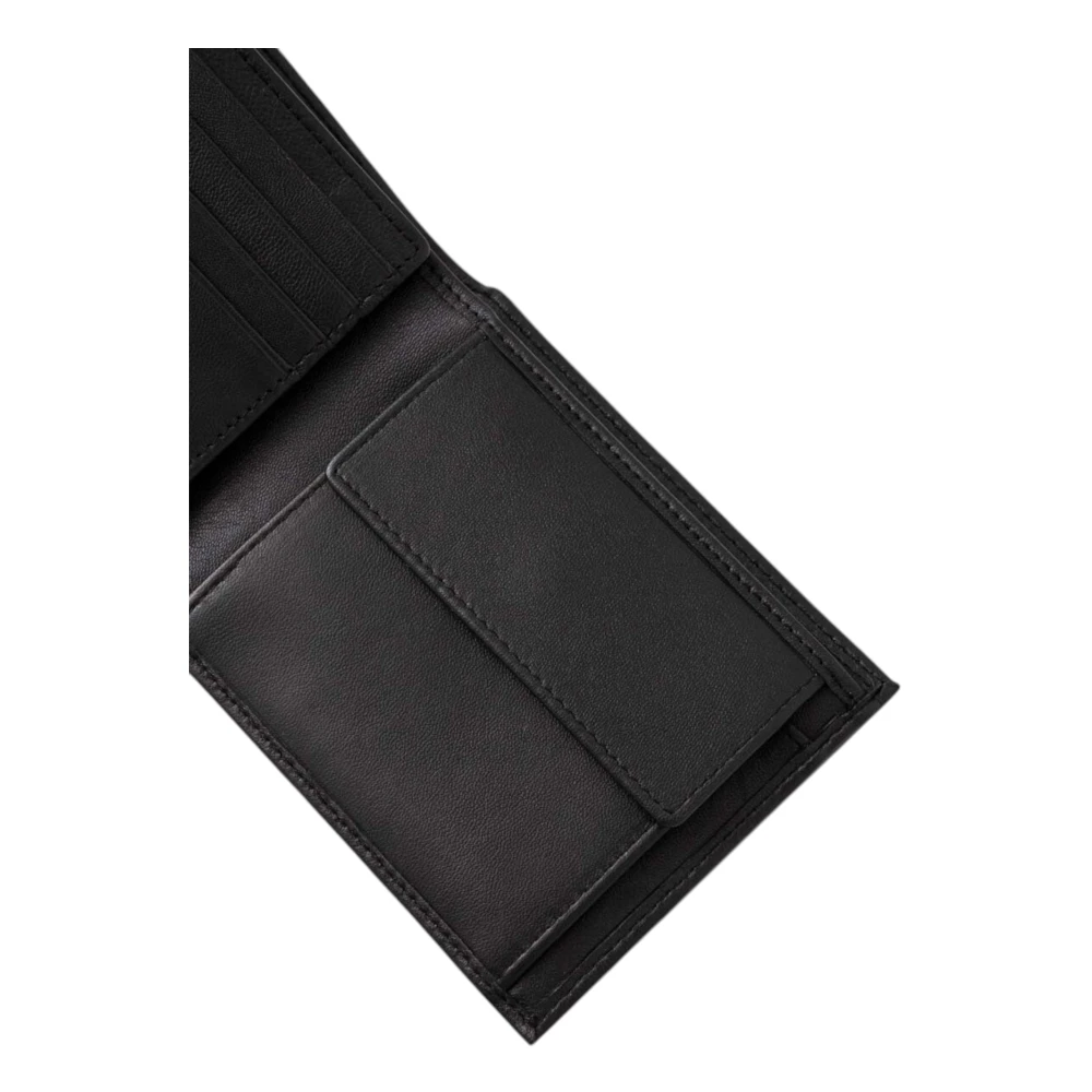Hugo Boss Leren Herenportemonnee Lente Zomer Collectie Black Heren
