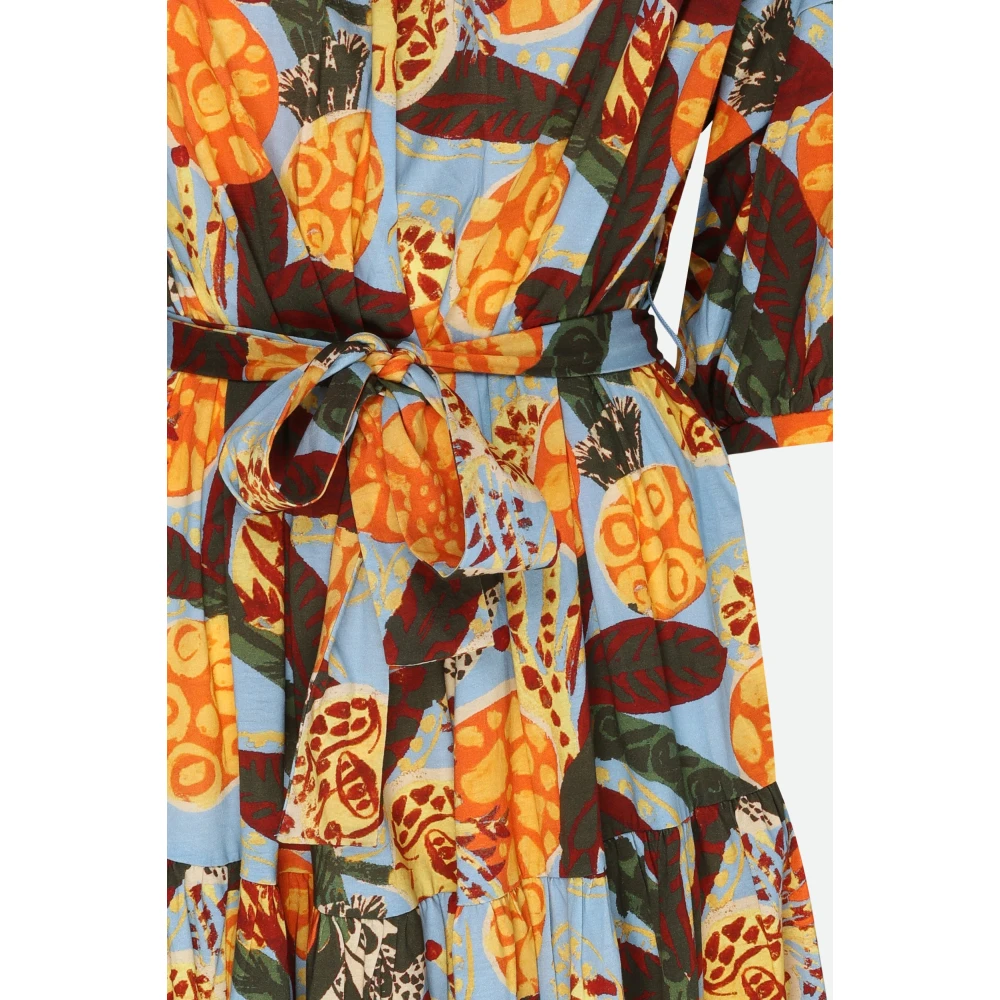 Max Mara Weekend Multicolor Fantasie Jurk voor Weekenduitjes Multicolor Dames