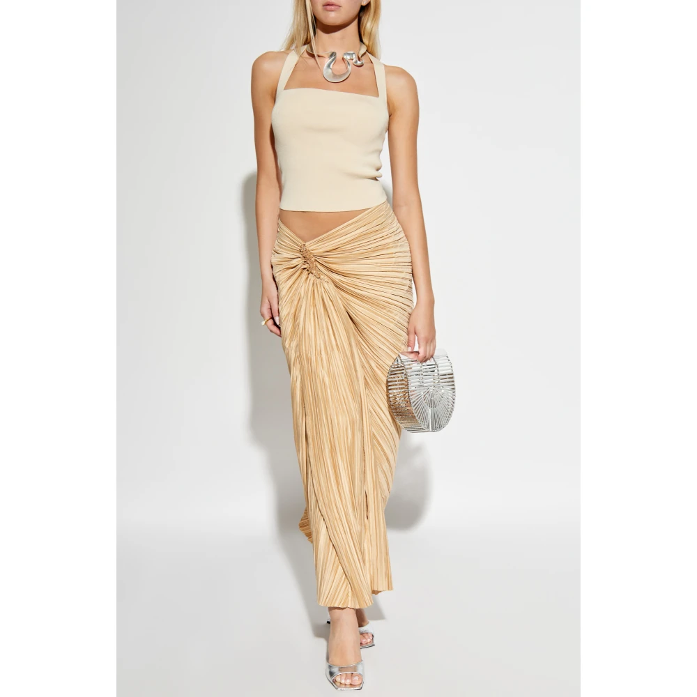Cult Gaia Top Crawford Beige Dames