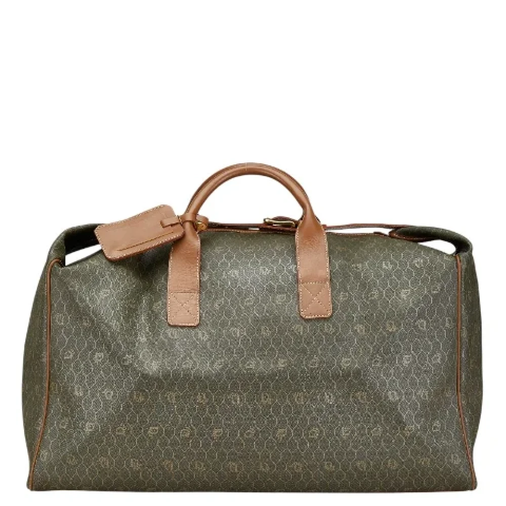 Dior Vintage Pre-owned Canvas travel-bags Brown Dames