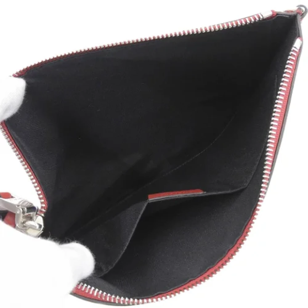 Givenchy Pre-owned Leather clutches Red Dames