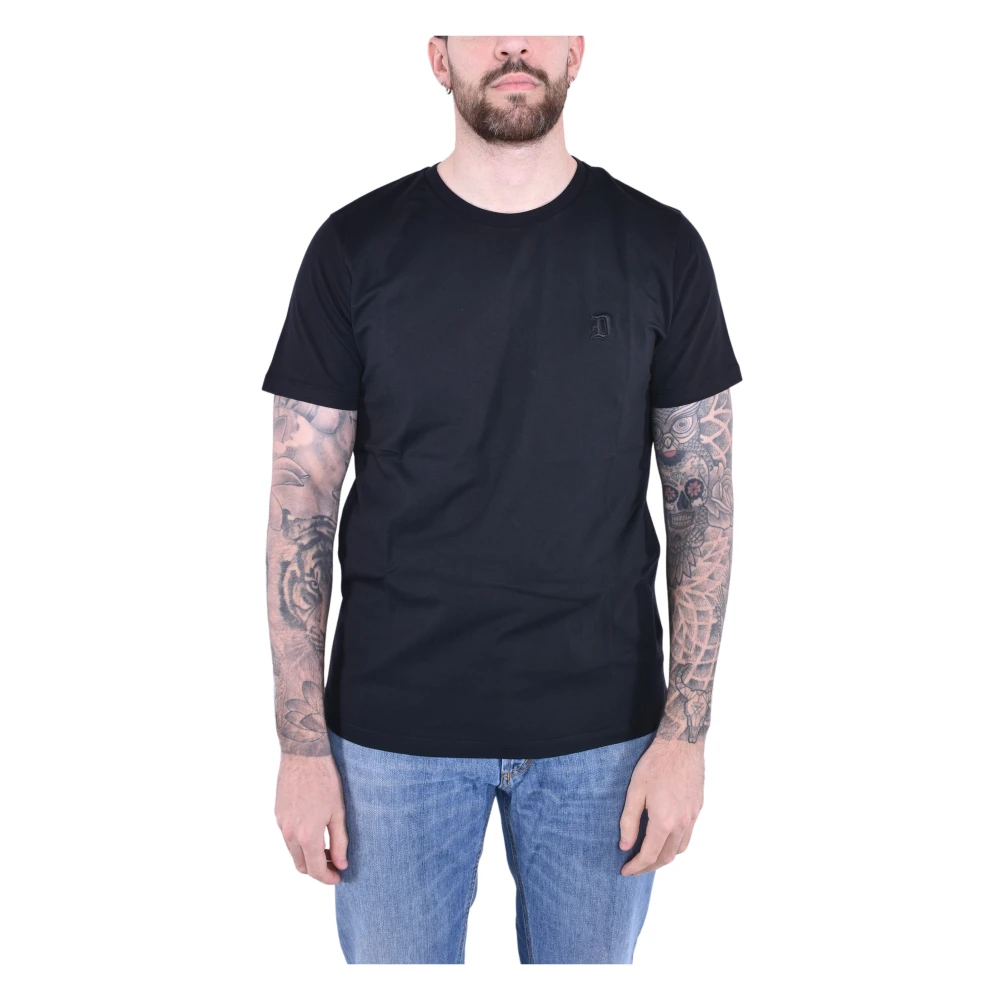 Dondup - Tops > T-Shirts - Black - Dondup - Modalova