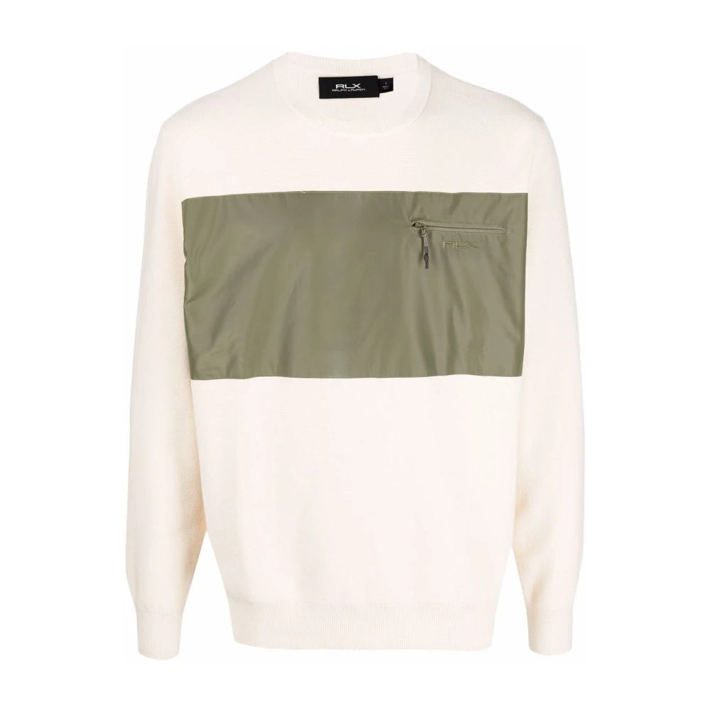 Ralph Lauren Lange Mouw Volledige Ritssluiting Jas Beige Heren