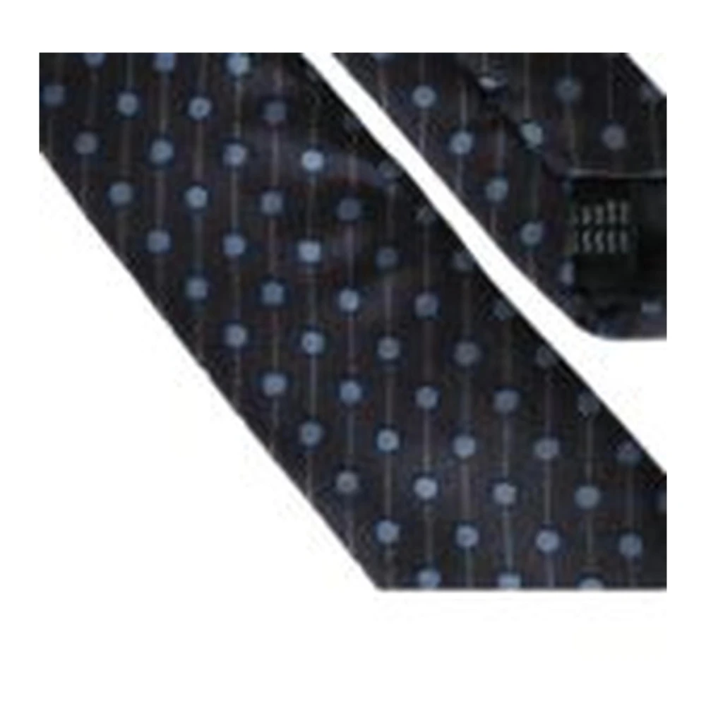 Dolce & Gabbana Zijden stropdas met polka dot-patroon Black Heren