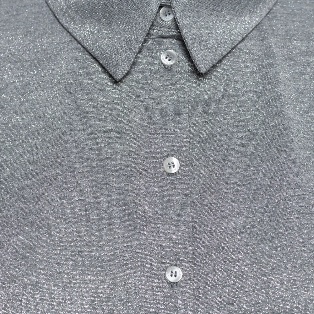&Co Woman Oversized geruite overhemd Gray Dames