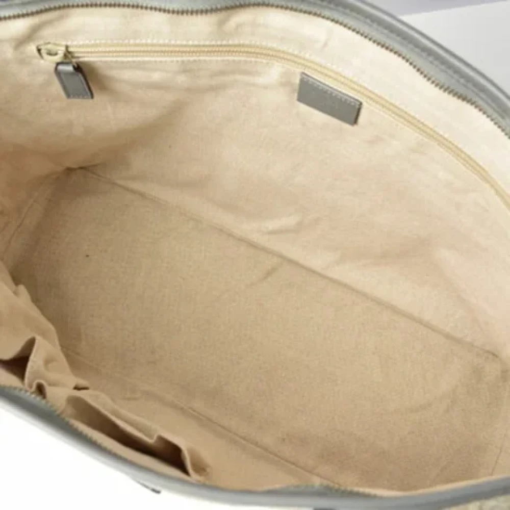 Gucci Vintage Pre-owned Canvas gucci-bags Beige Dames