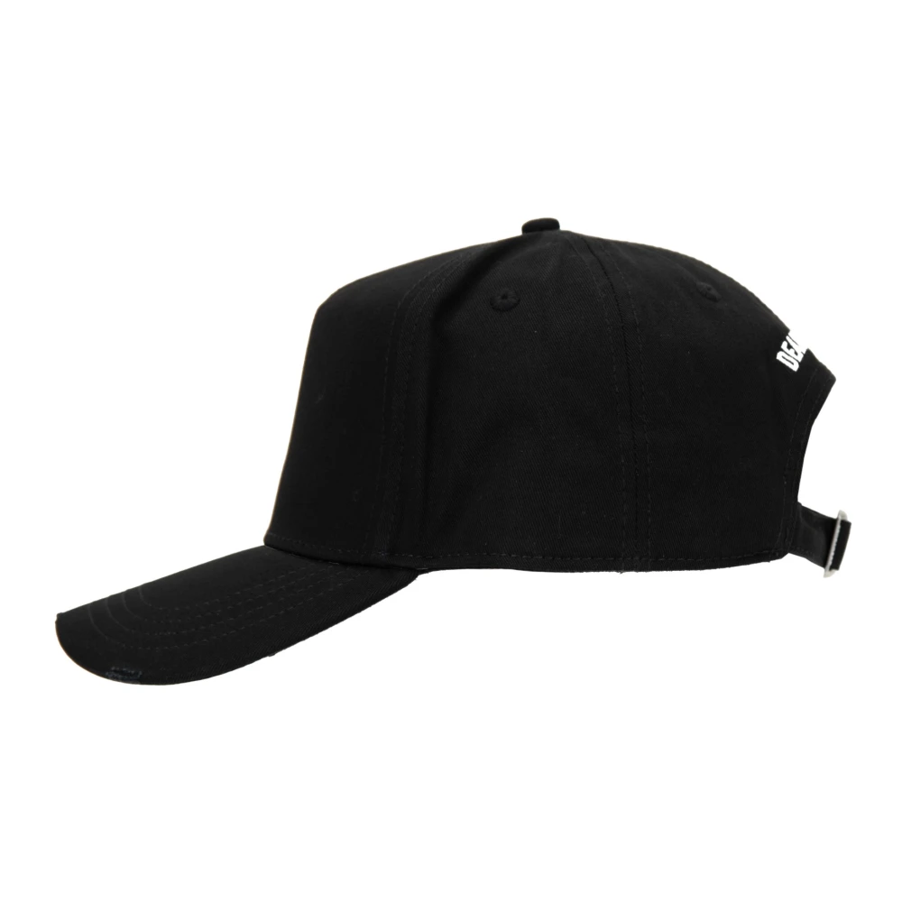 Dsquared2 Iconische Baseballpet met Gesp Sluiting Black Unisex