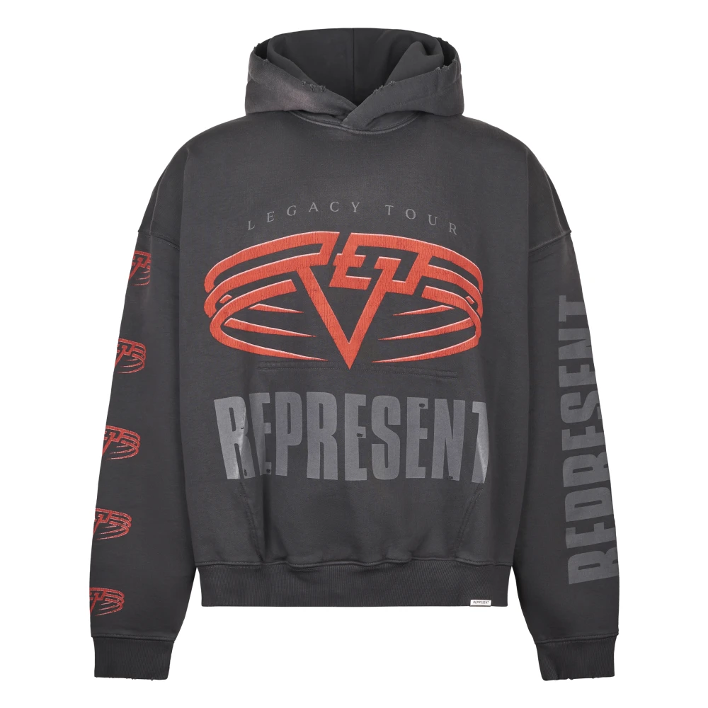 Represent Men's Gray Reversible Living Legacy Tour Hoodie