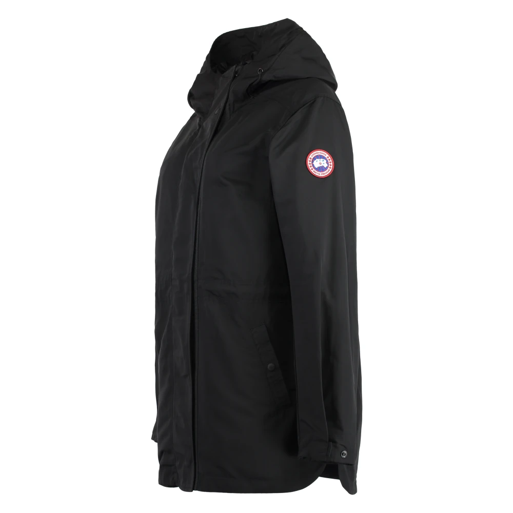 Canada Goose Technische Windbreaker met Verstelbare Taille Black Dames