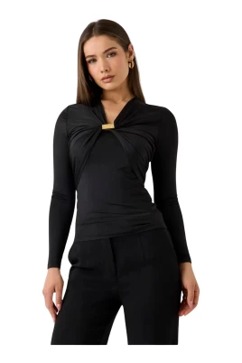 Raissa LS Embellish Top