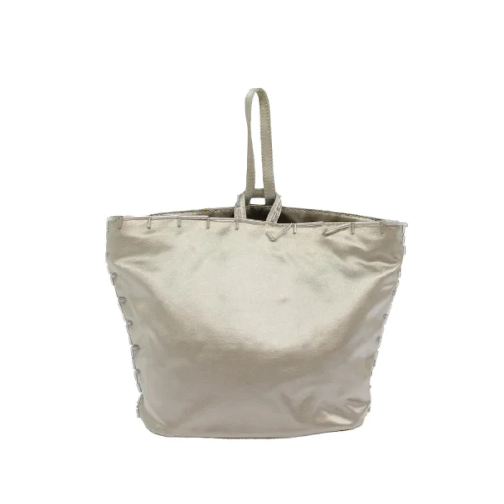 Prada Vintage Pre-owned Nylon prada-bags Gray Dames