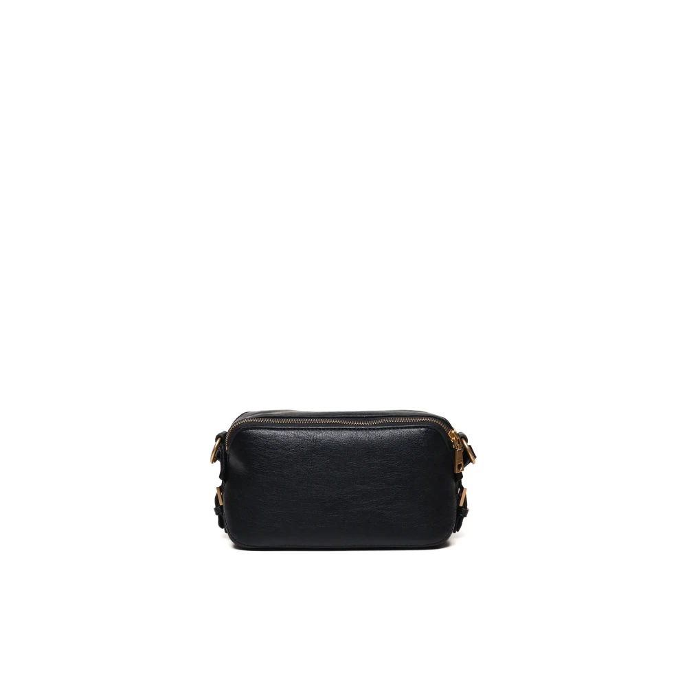 Love Moschino Zwarte cameratas met verstelbare band Black Dames