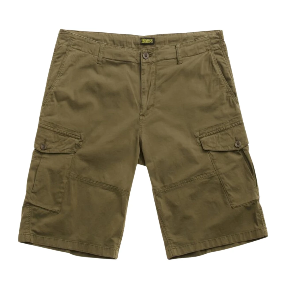 Blauer Men's Green Casual Shorts, W31, Easton Dyed Cargo Shorts