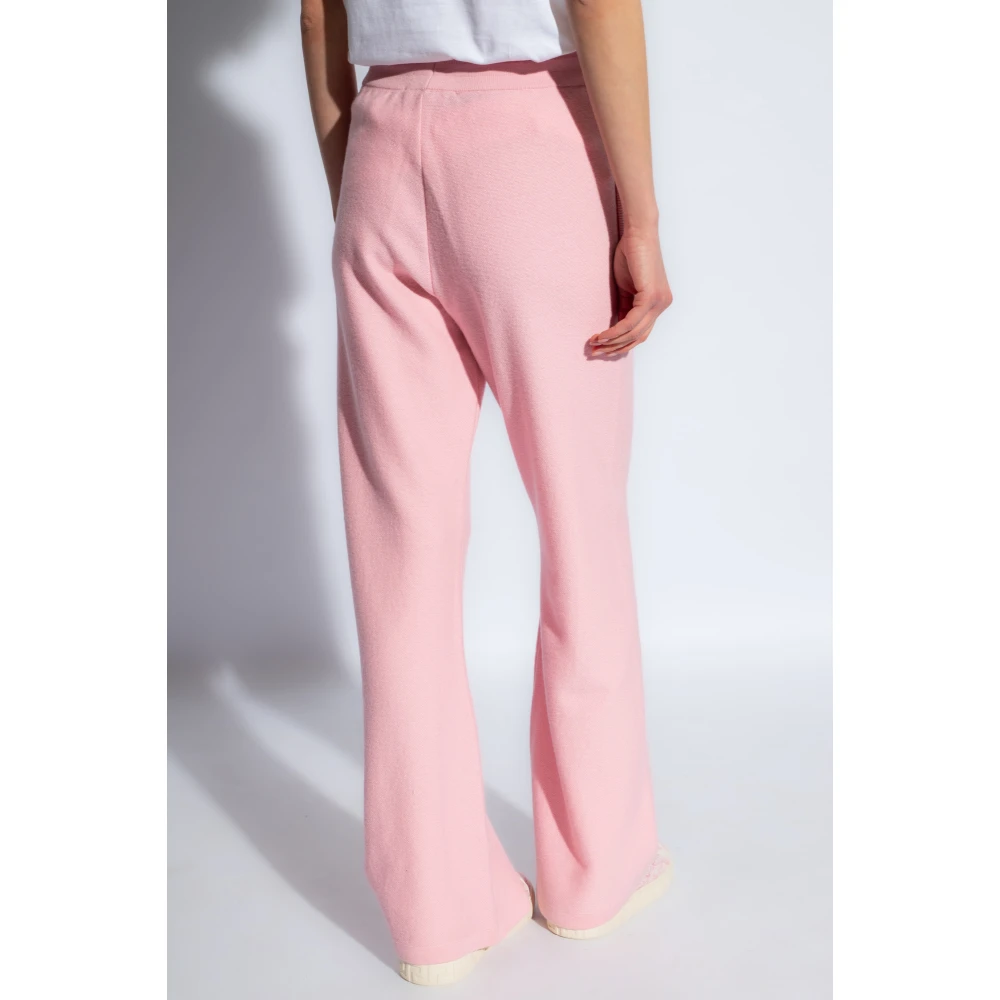 Versace Wollen broek Pink Dames