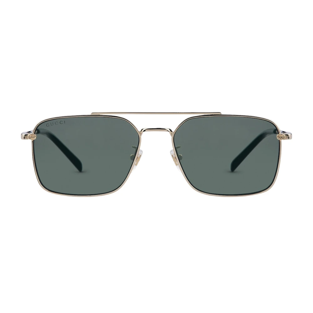 Gucci Gray Sunglasses, Male, One Size, Geometrical Frame Sunglasses