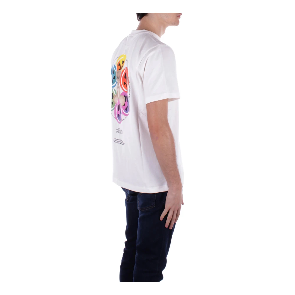Barrow Logo T-shirt White Heren