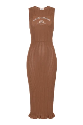 Logo-detail Midi Dress