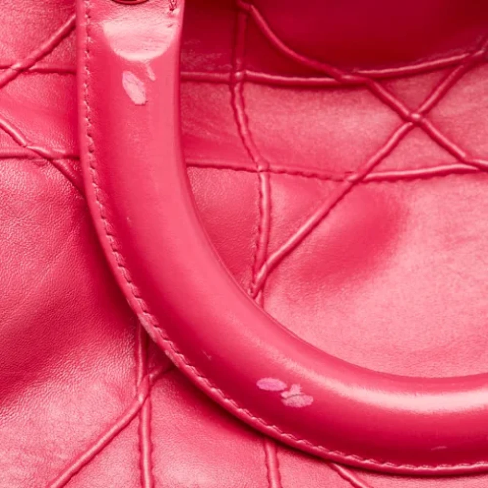 Dior Vintage Pre-owned Leather shoulder-bags Pink Dames