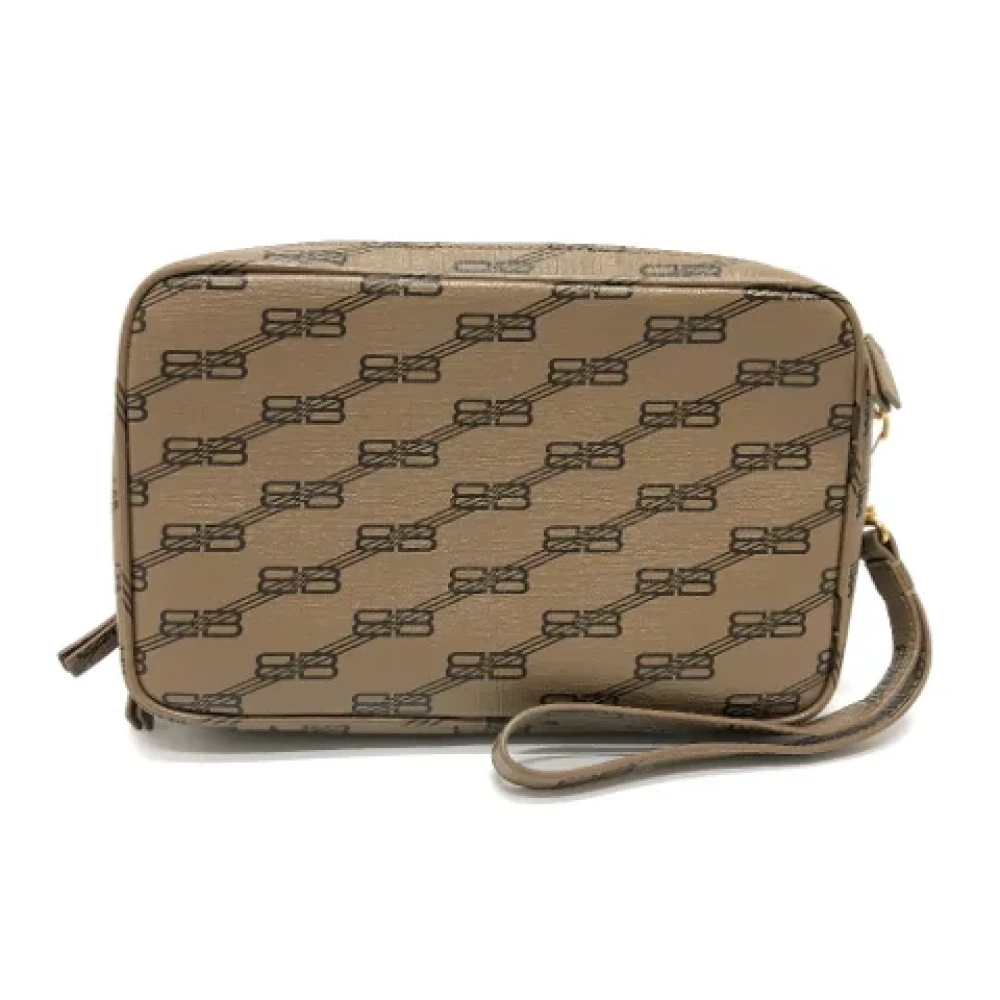 Balenciaga Vintage Pre-owned Leather clutches Brown Dames