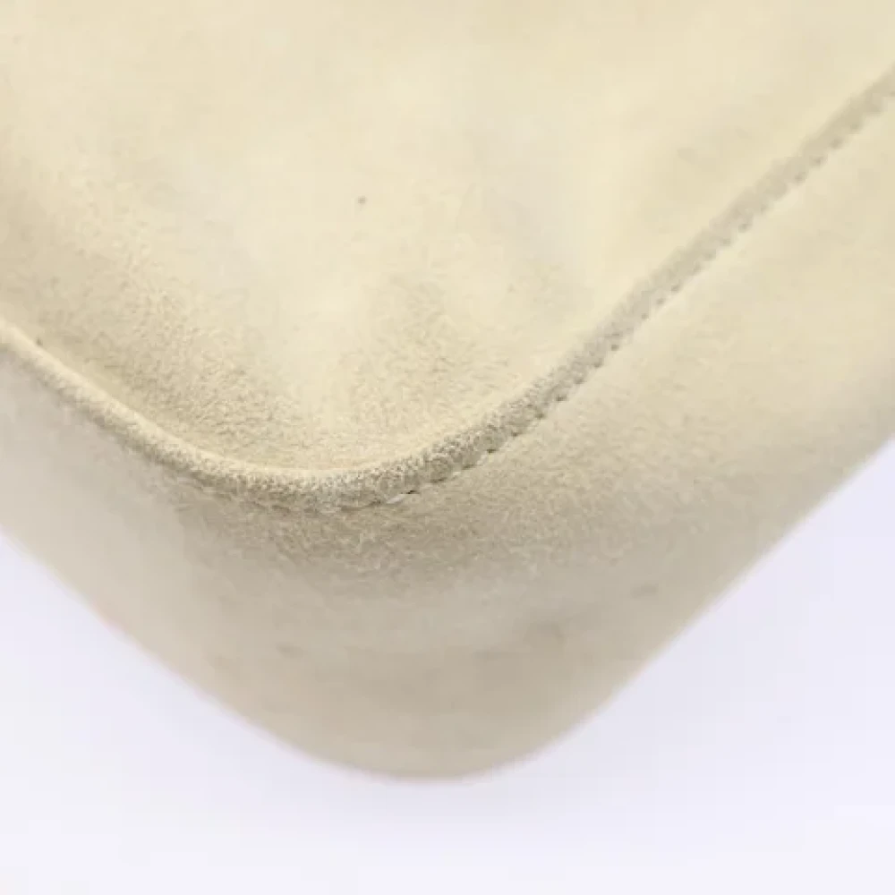 Prada Vintage Pre-owned Suede prada-bags Beige Dames