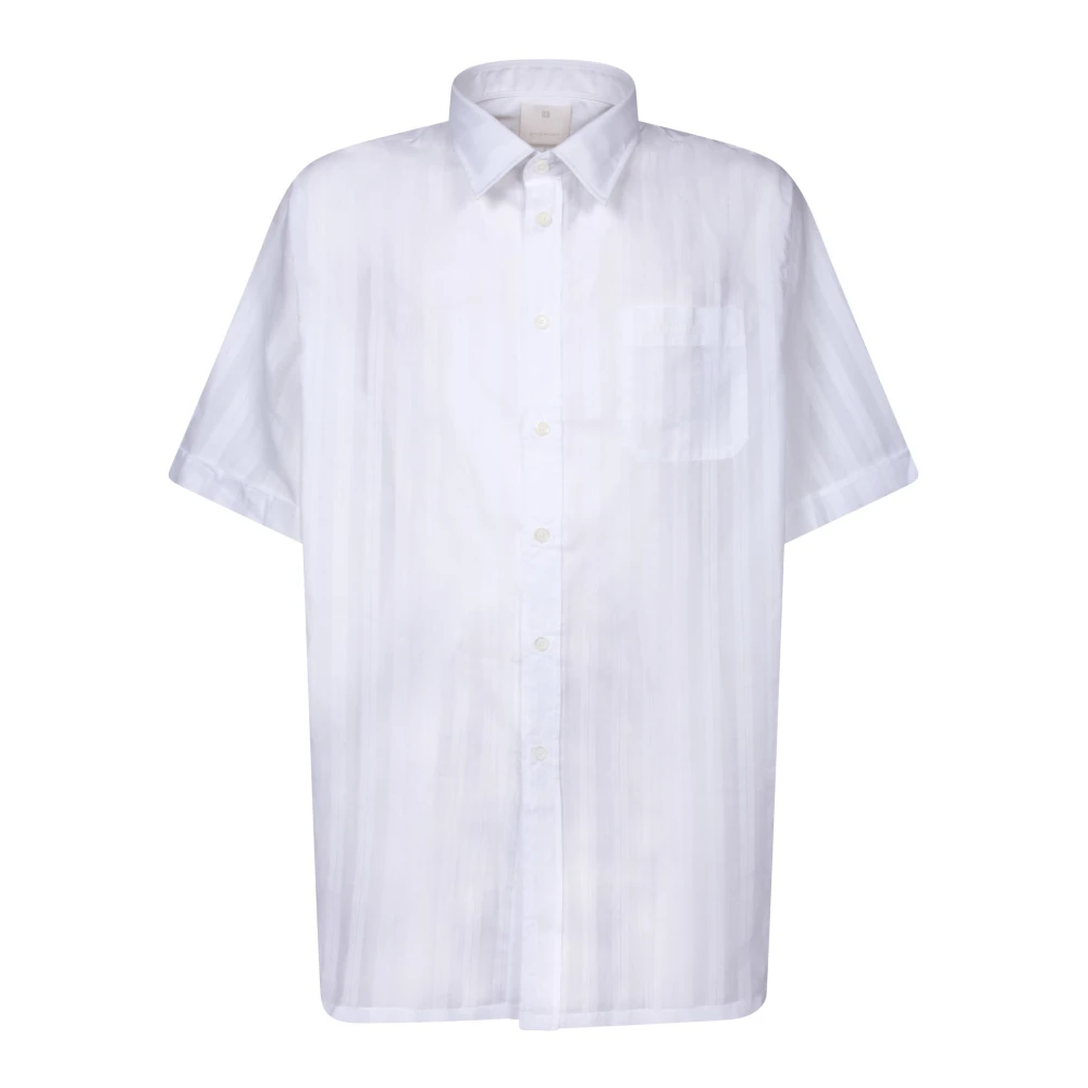 Givenchy Wit Katoenen T-Shirt Polo Klassieke Stijl White Heren