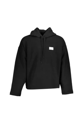 Svart Hoodie i Bomull