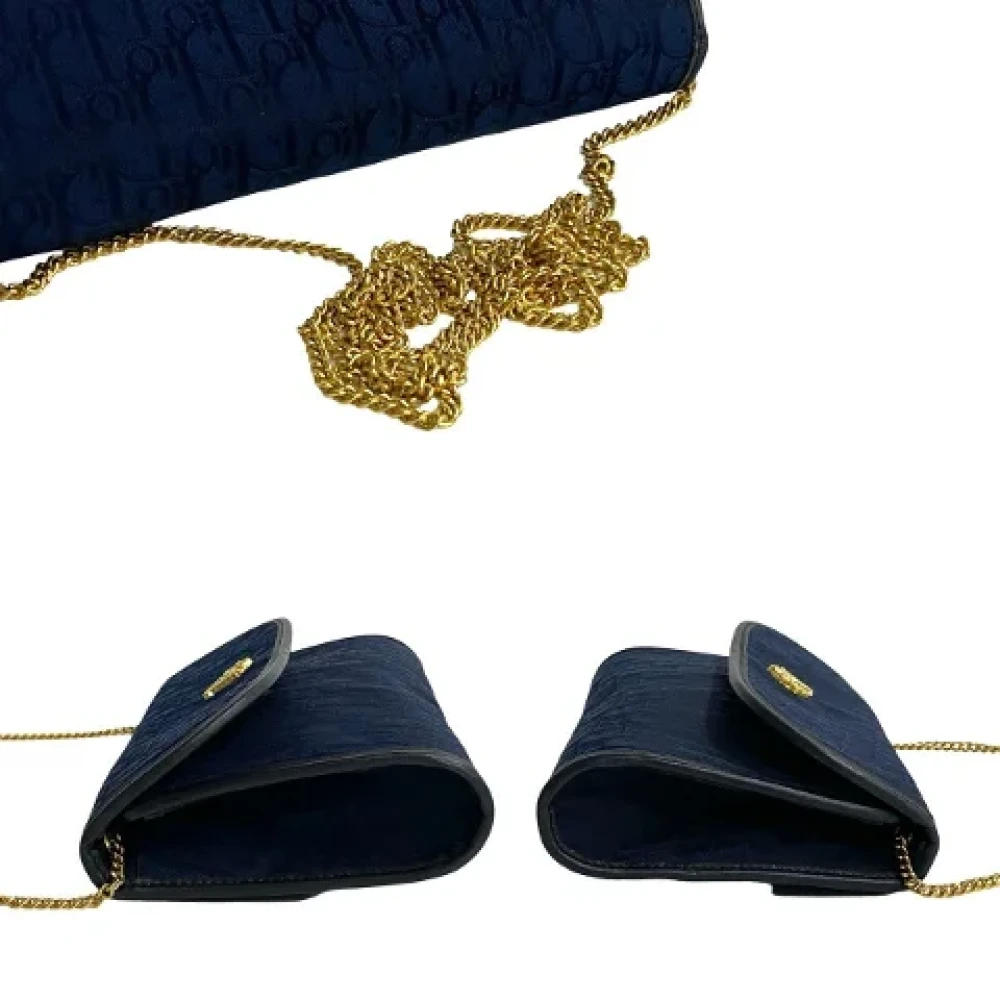 Dior Vintage Pre-owned Canvas dior-bags Blue Dames