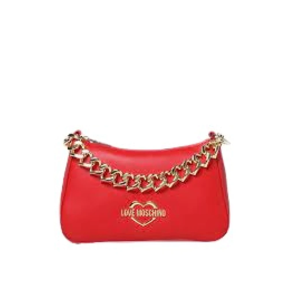 Love Moschino Shoulder Bags Red, Dam