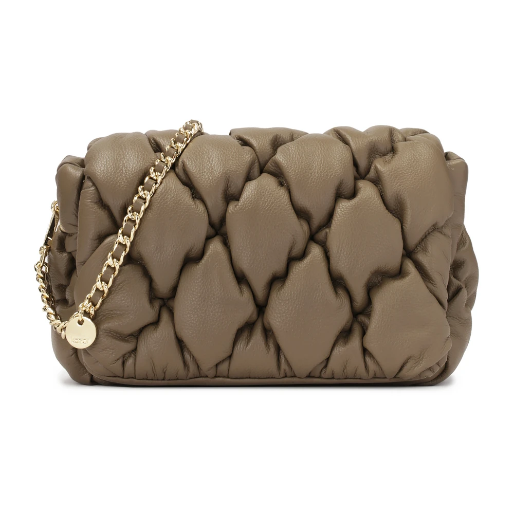 Kazar Zachte gewatteerde handtas in taupe kleur Beige Dames