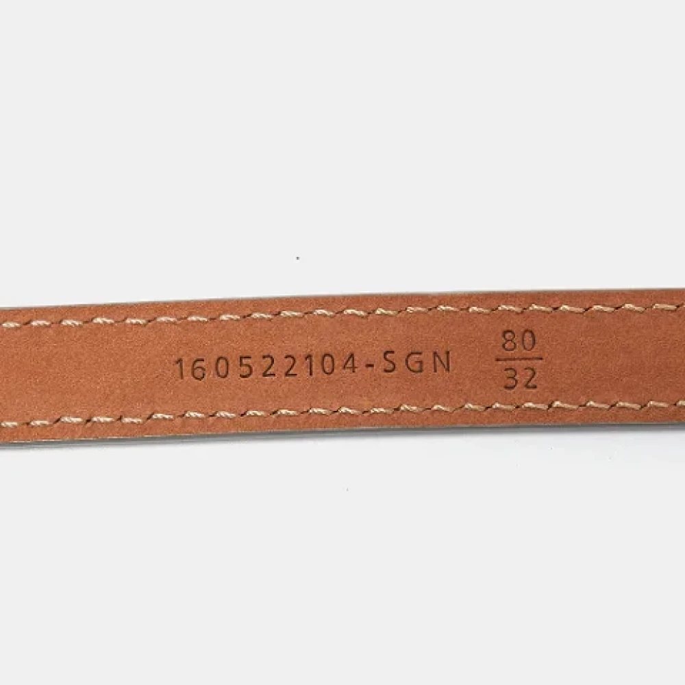 Fendi Vintage Pre-owned Leather belts Gray Dames
