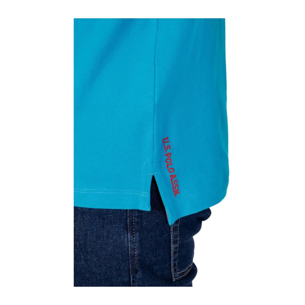 U.s. Polo Assn. Blauw Katoenen Polo Shirt Collectie Blue Heren