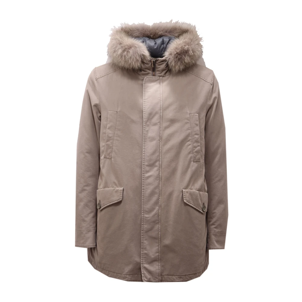 Herno Uomo Grigio Piumino Parka Imbottito