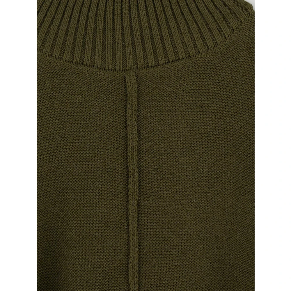 MM6 Maison Margiela Wollen Turtleneck Gebreid Green Dames