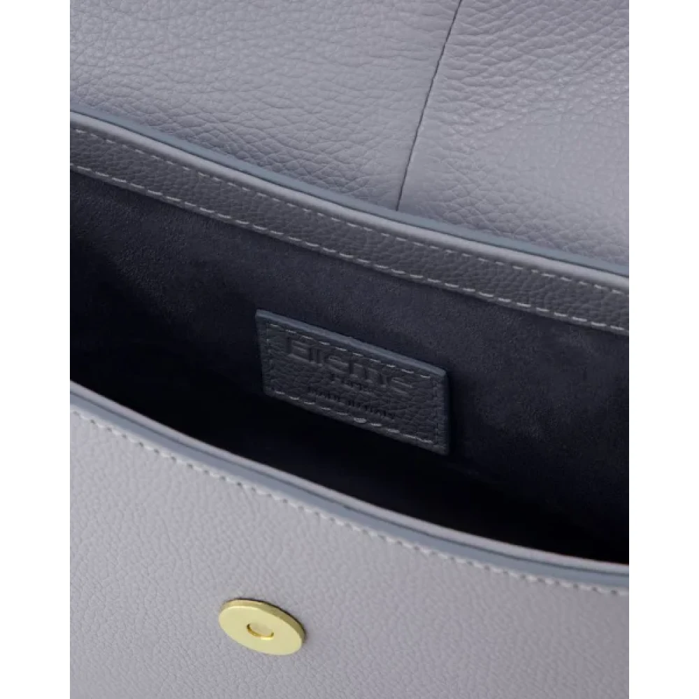 Elleme Leather shoulder-bags Gray Dames
