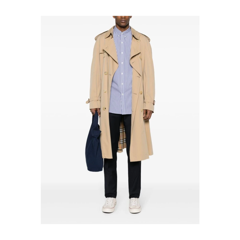 Polo Ralph Lauren Wit Katoenen Overhemd met Blauw Logo Blue Heren