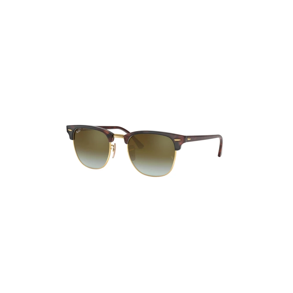 Ray-Ban Unisex Sunglass Clubmaster Flash Lenses - Frame color: Red Havana, Lens color: Gradient - Image 4