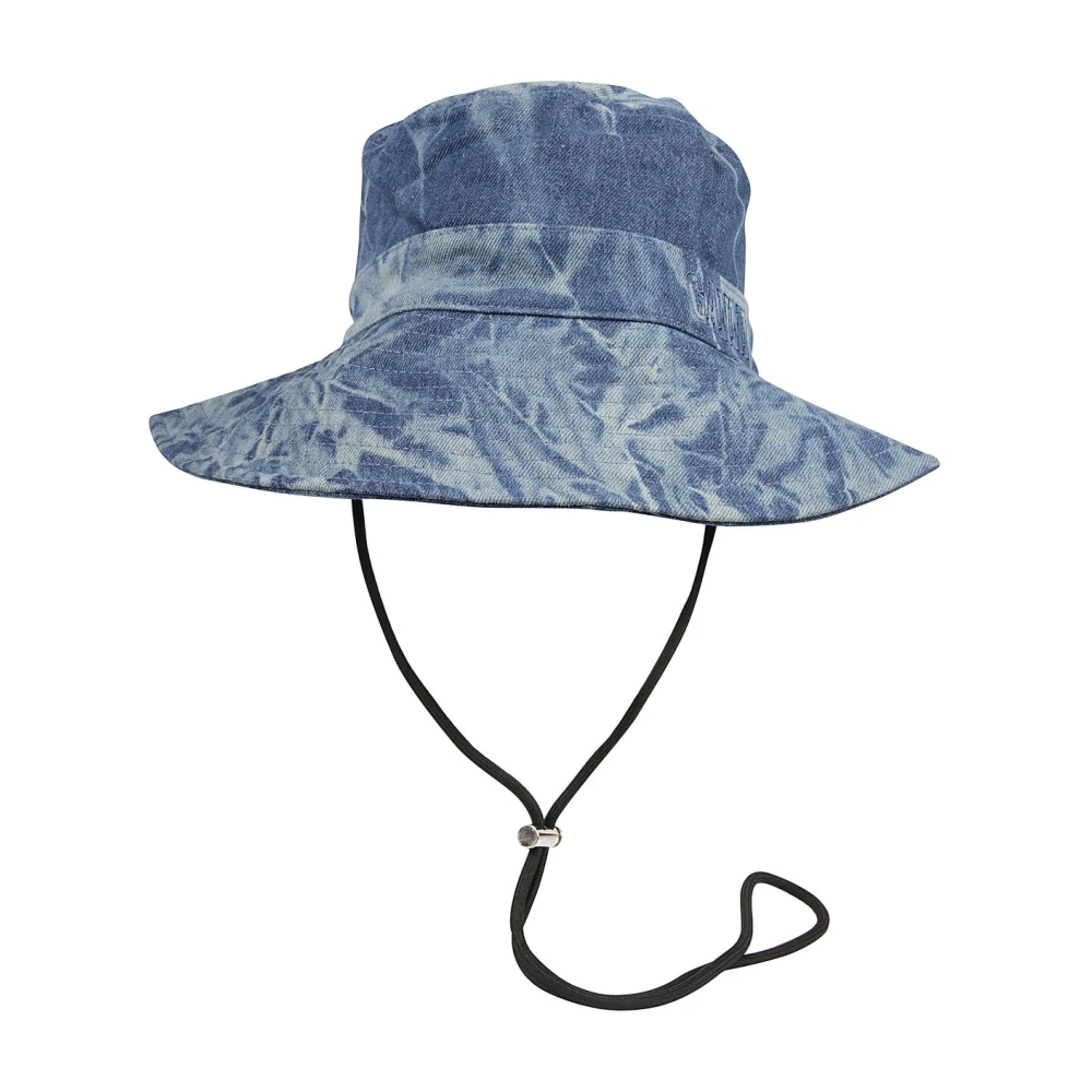 Ganni Denim Vissershoed Blue Dames