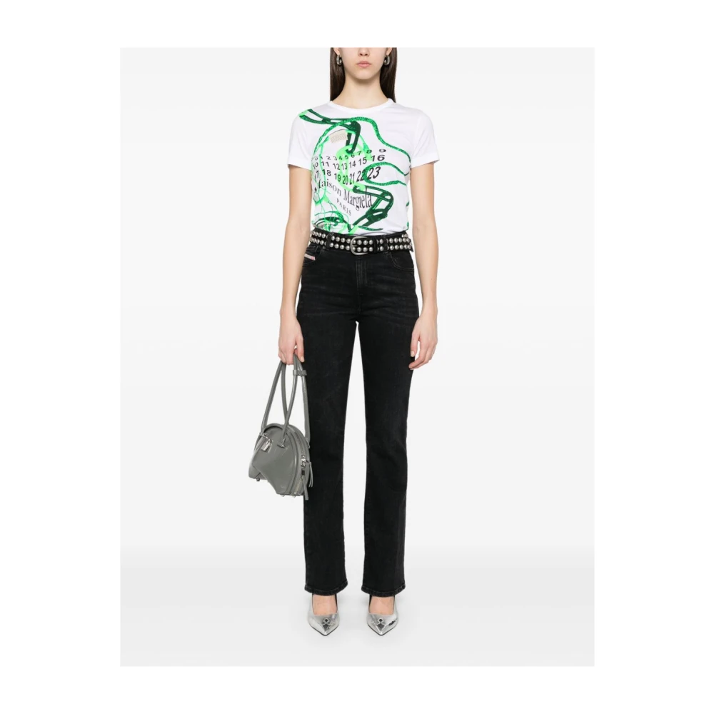 Diesel Zwarte Klassieke Vijf-Pocket Jeans Black Dames
