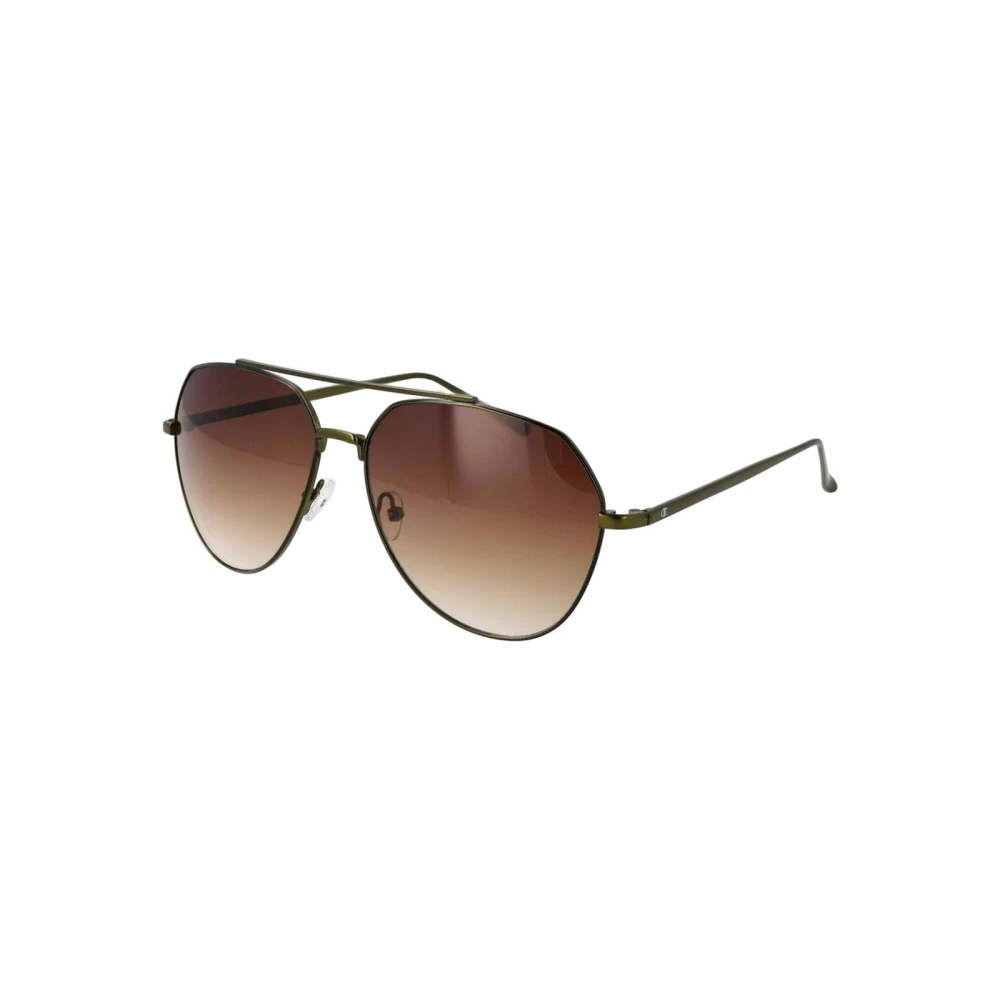 Champion Men's Gray Sunglasses, One Size, Stainless Steel Sunglasses With Uv Protection