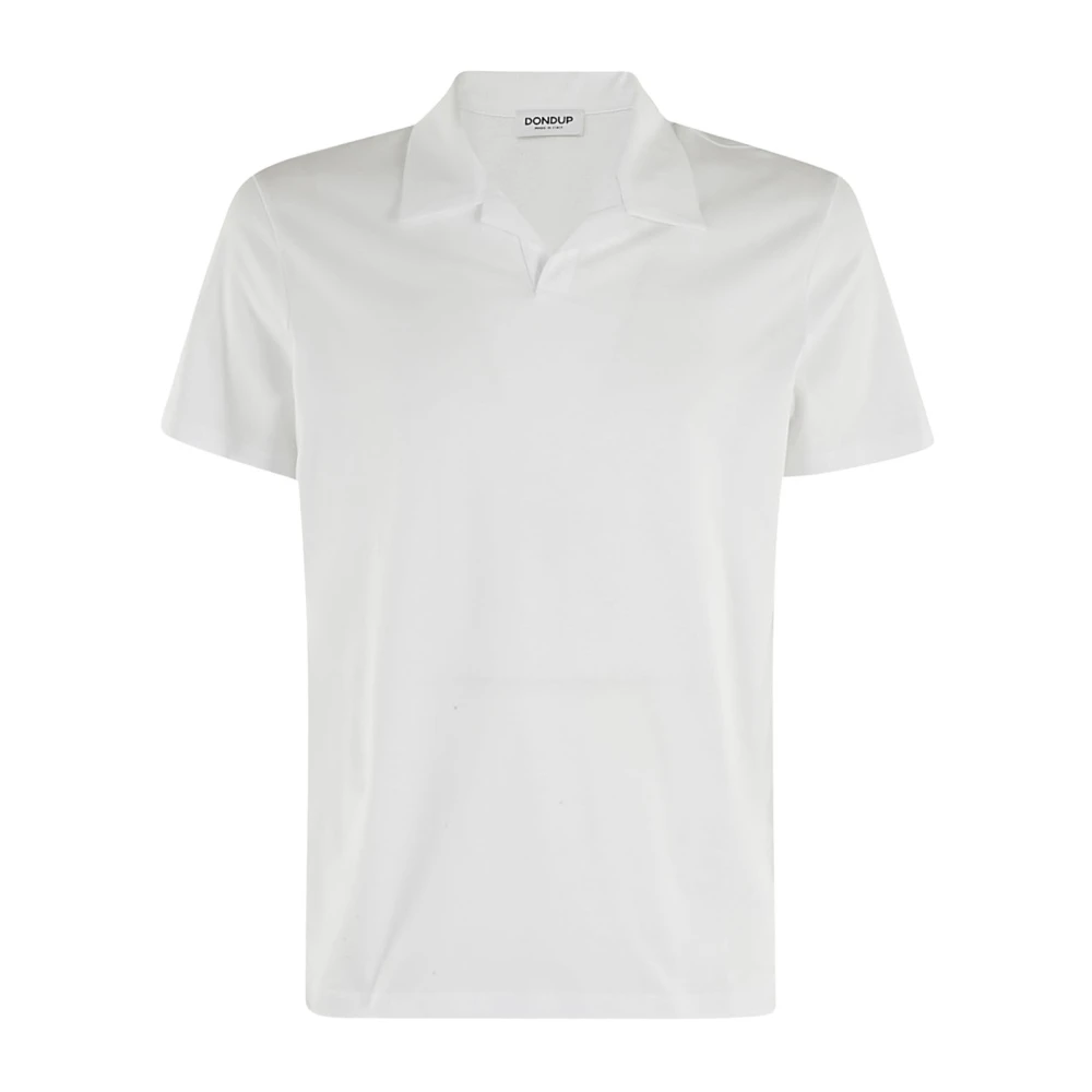 Dondup Klassieke Polo Shirt voor Mannen White Heren