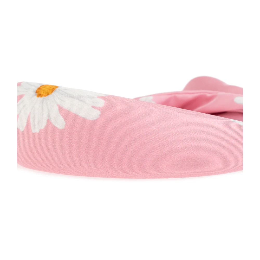 Moschino Hoofdband met sjaal Pink Dames