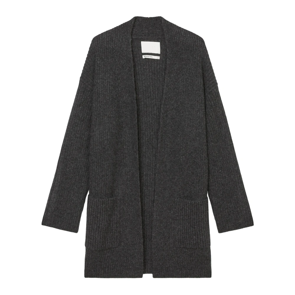 Marc O'Polo Open-Front-Cardigan relaxed Gray Dames