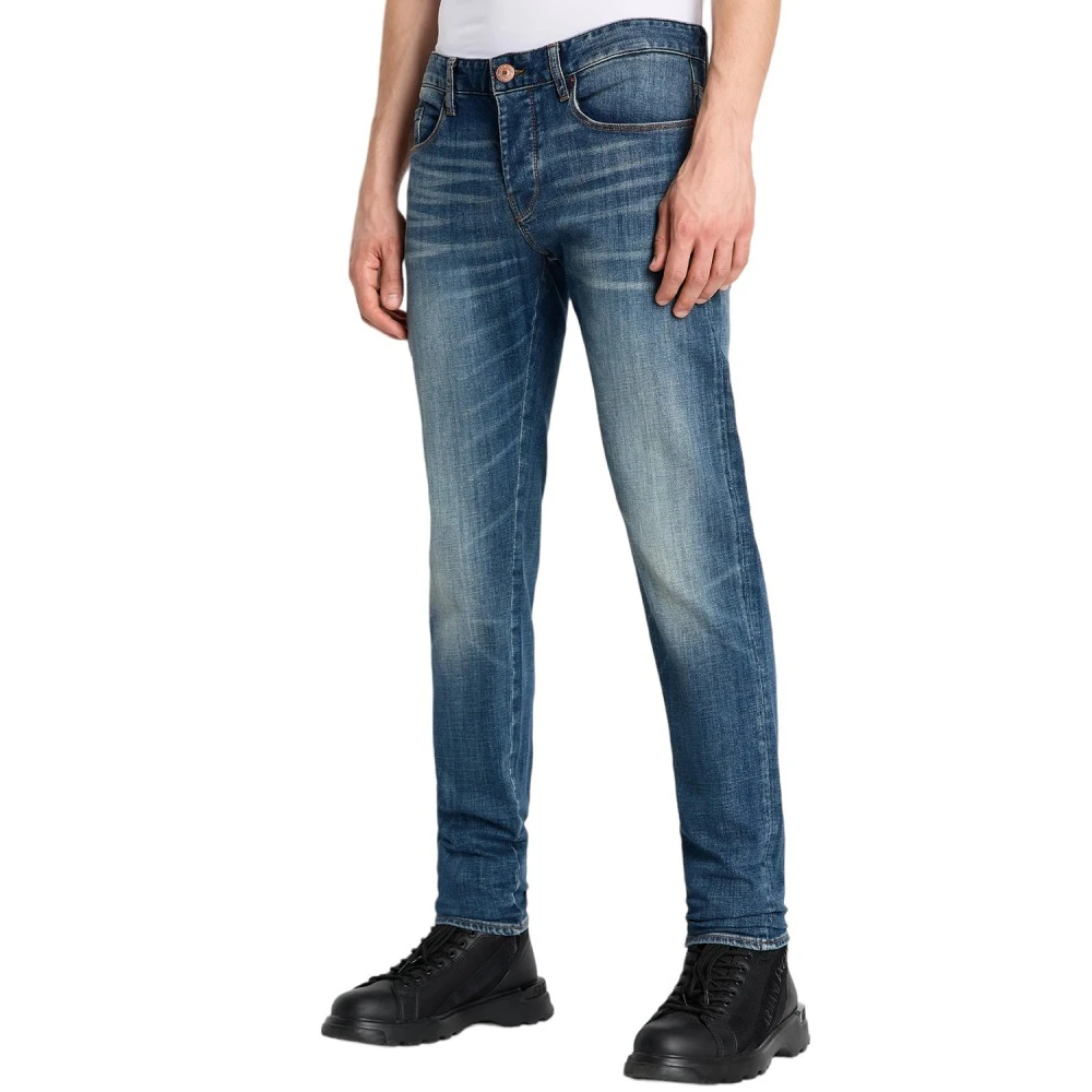 Armani Exchange Indigo Denim 5 Zak Jeans Blue Heren