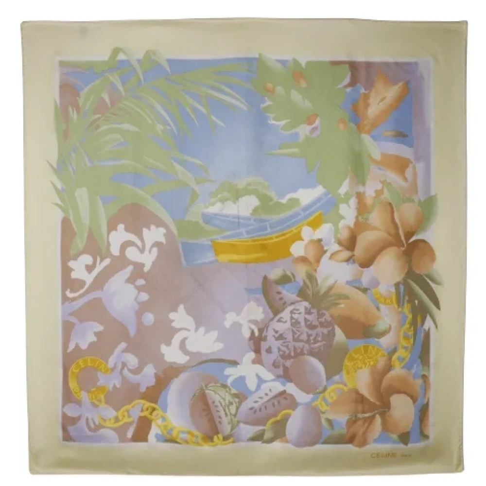 Pre-owned > Pre-owned Accessories > Pre-owned Scarves - - Celine Vintage - Modalova