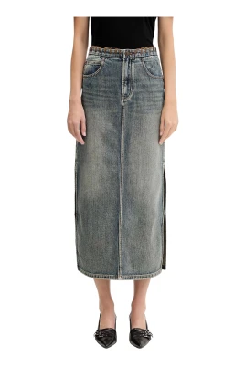 Sidosprund Denimkjol