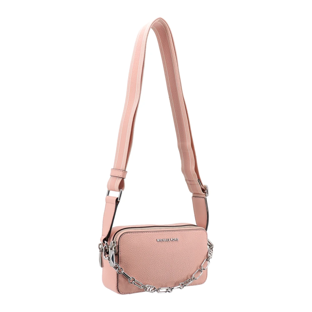 Michael Kors Leren Crossbody Bag Pink Dames