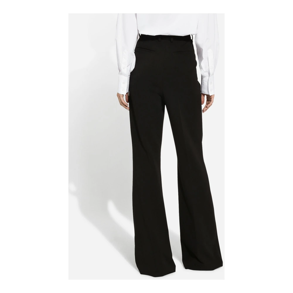 Dolce & Gabbana Zwarte Broek Stijlvol Ontwerp Black Dames
